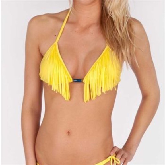 Vix Other - 💛NO OFFERS NWOT SOFIA BY VIX FRINGE BIKINI TOP ONLY